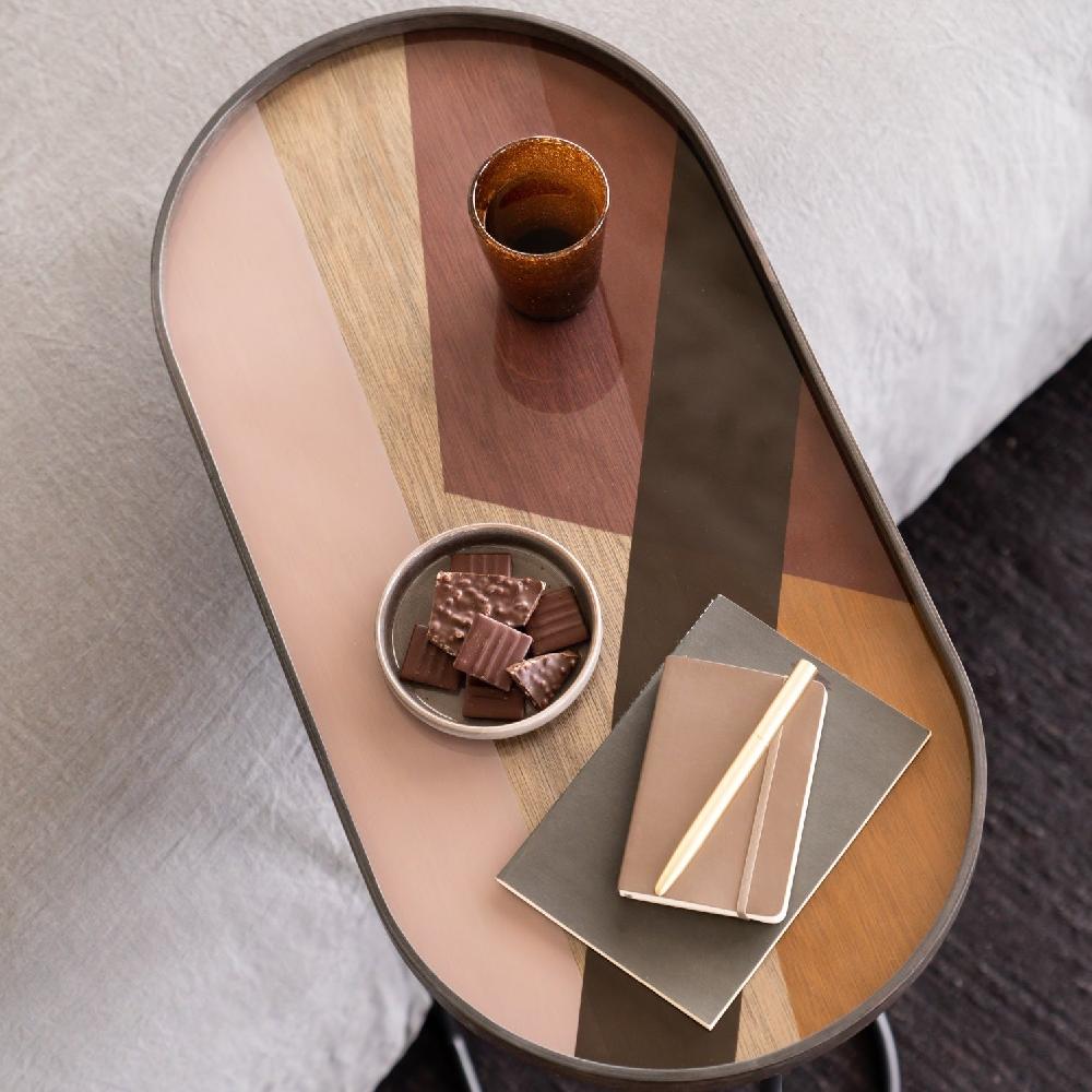 be home Oblong Pinot Glass Angle Tray Medium