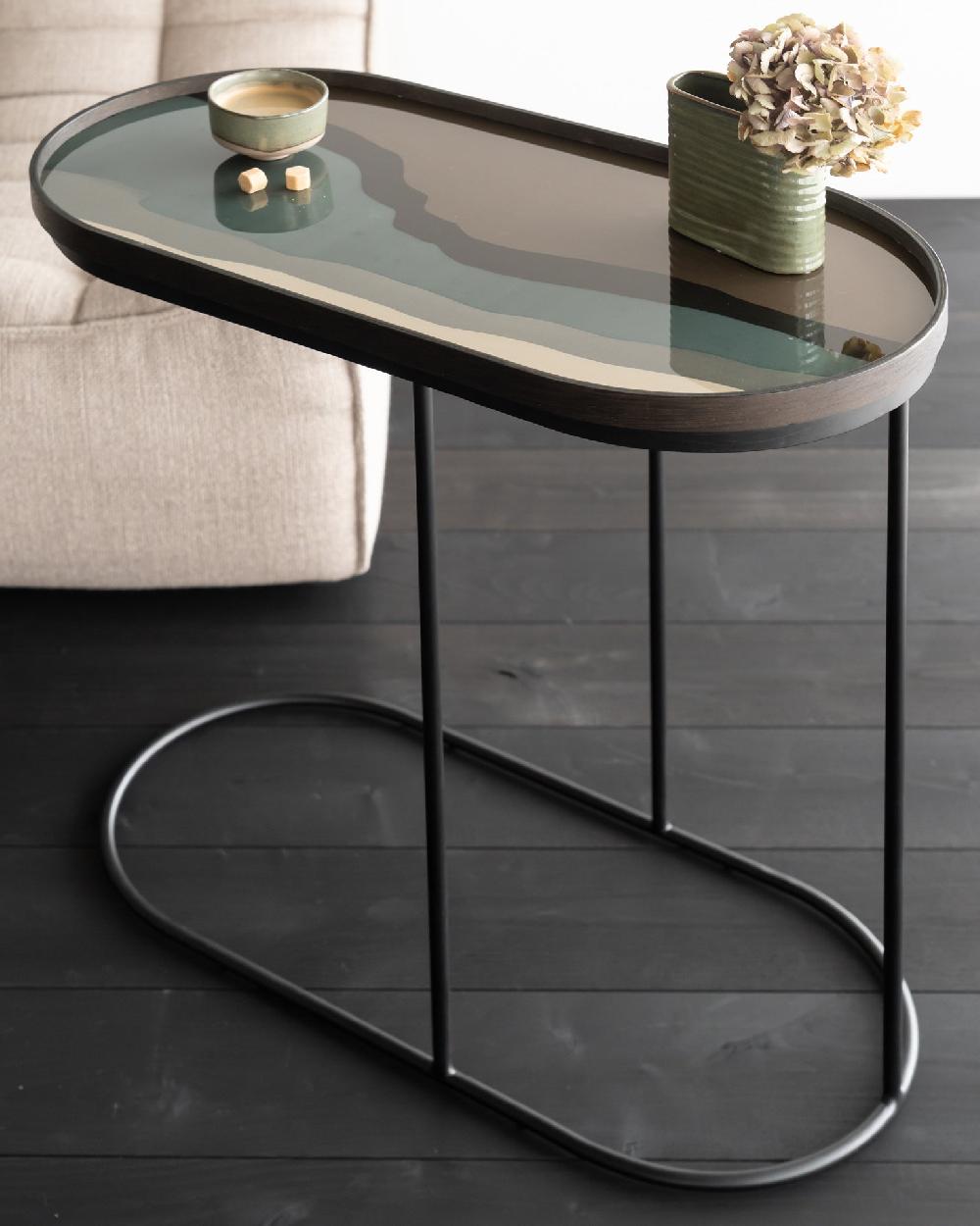 Be Home Oblong Tray Side Table (Tray Not Included)