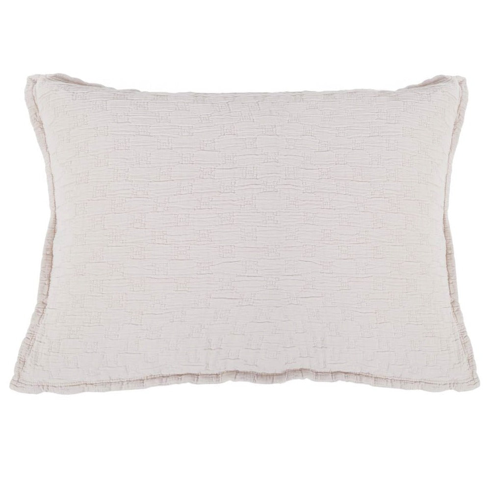 be home Ojai King Sham Blush