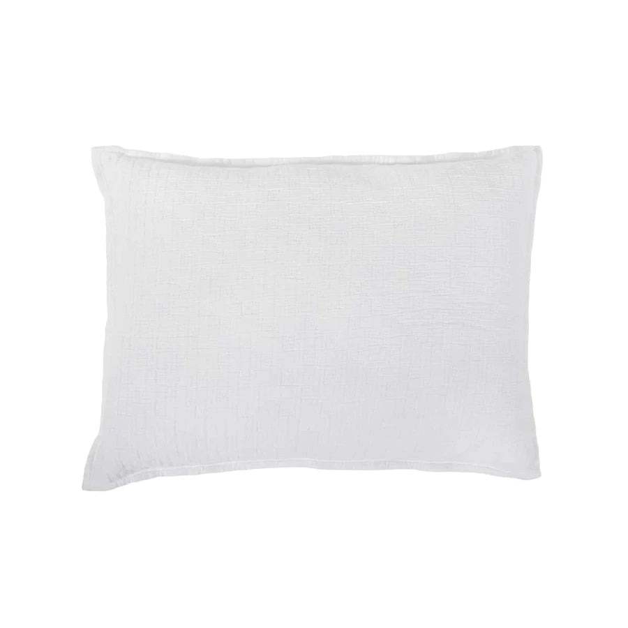 be home Ojai Standard Sham White