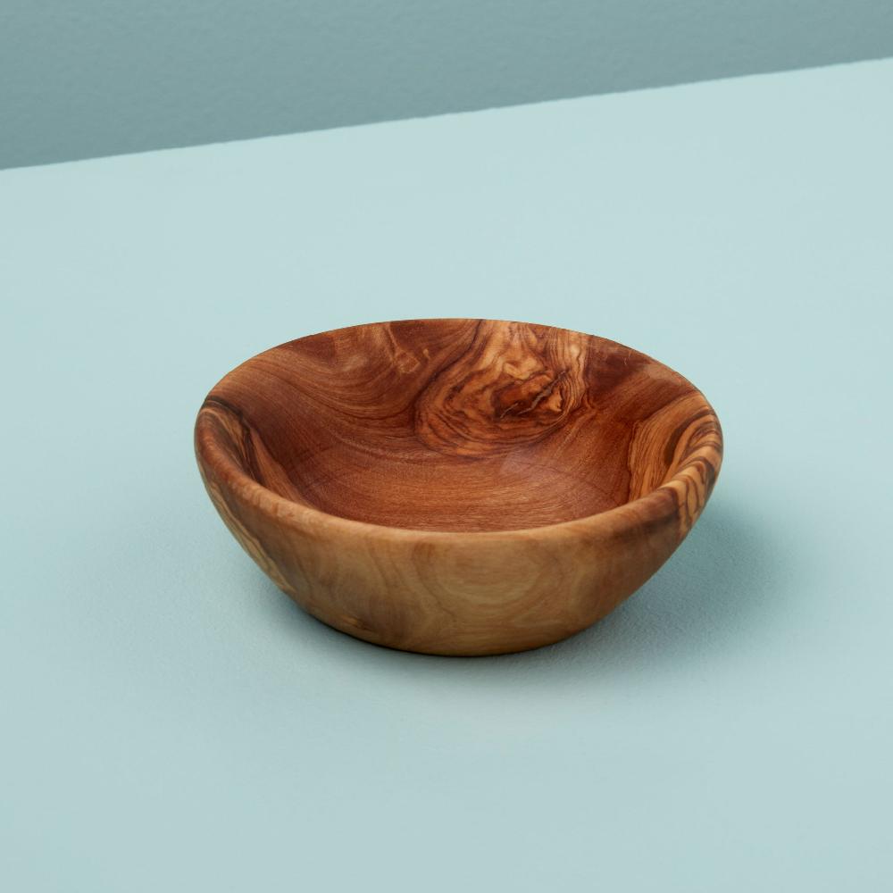 be home Olive Wood Pinch Bowl
