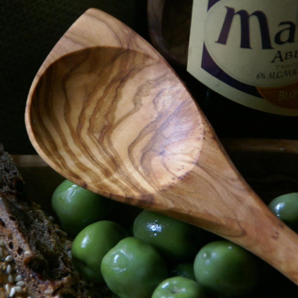 Be Home Olive Wood Pointed Baking Spoon