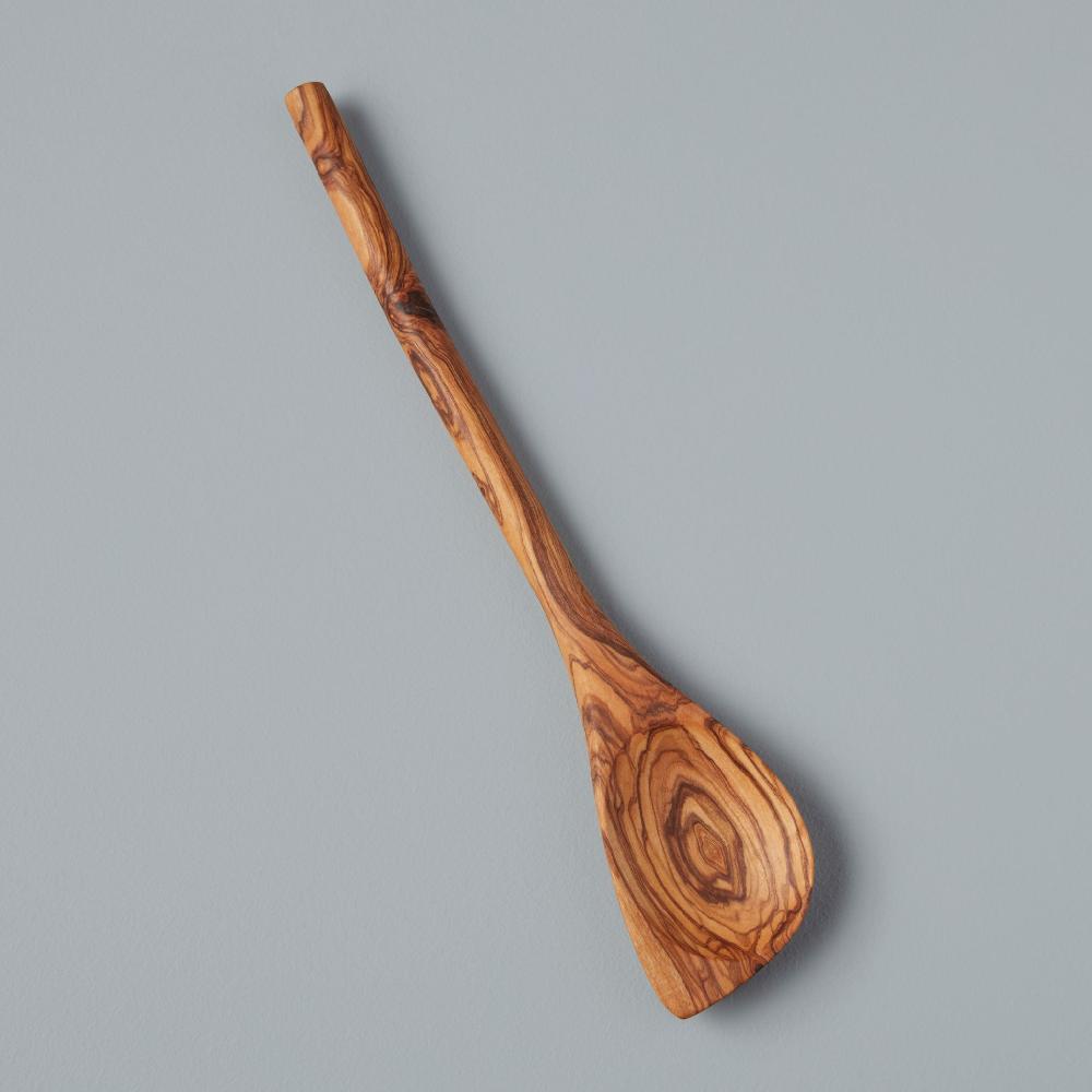 be home Olive Wood Pointed Baking Spoon