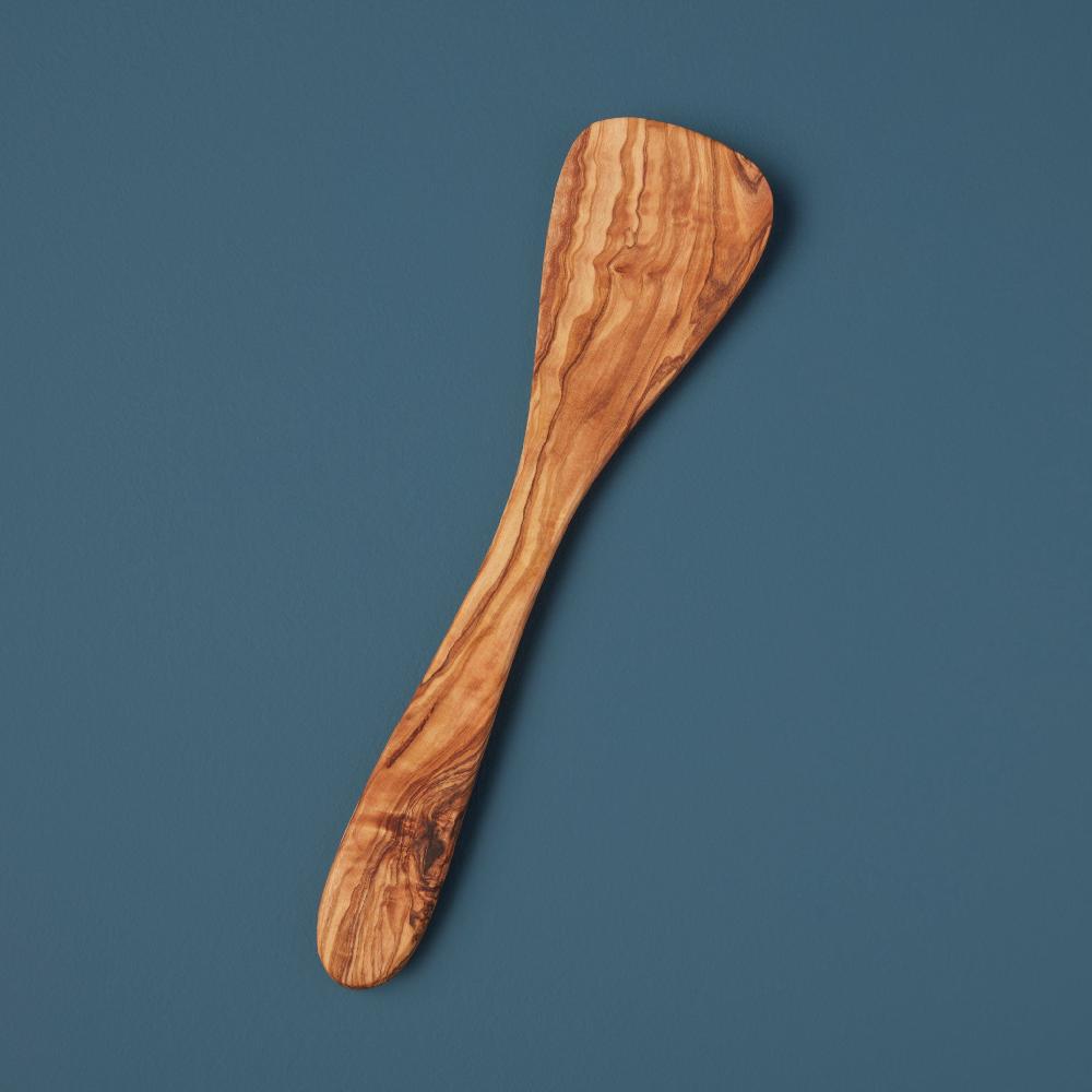 be home Olive Wood Rounded Spatula