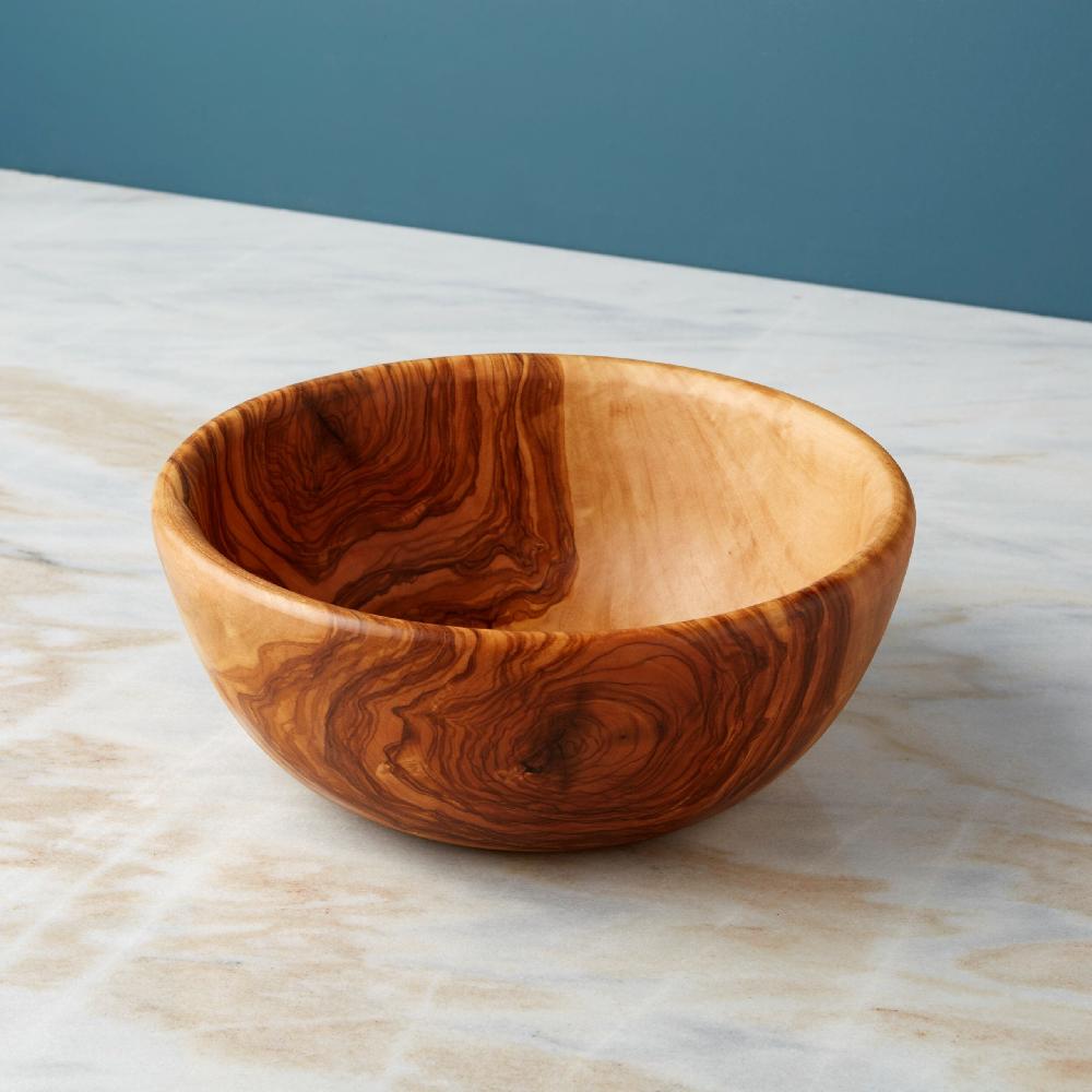 be home Olive Wood Salad Bowl Small