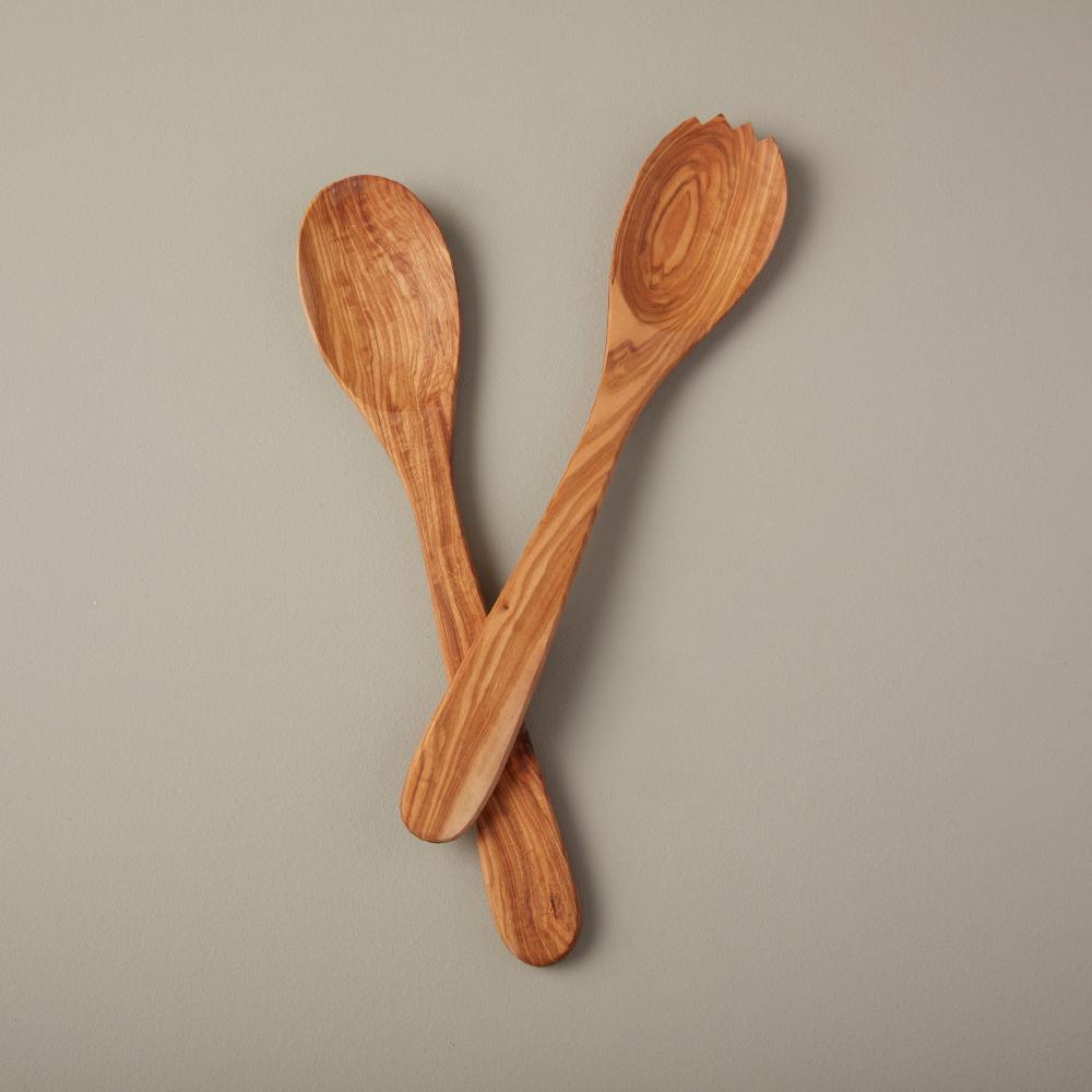 be home Olive Wood Serving Set
