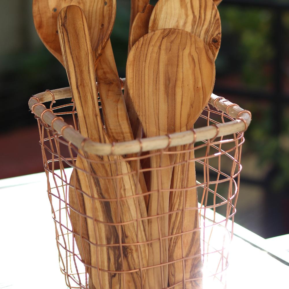 Be Home Olive Wood Serving Spoon