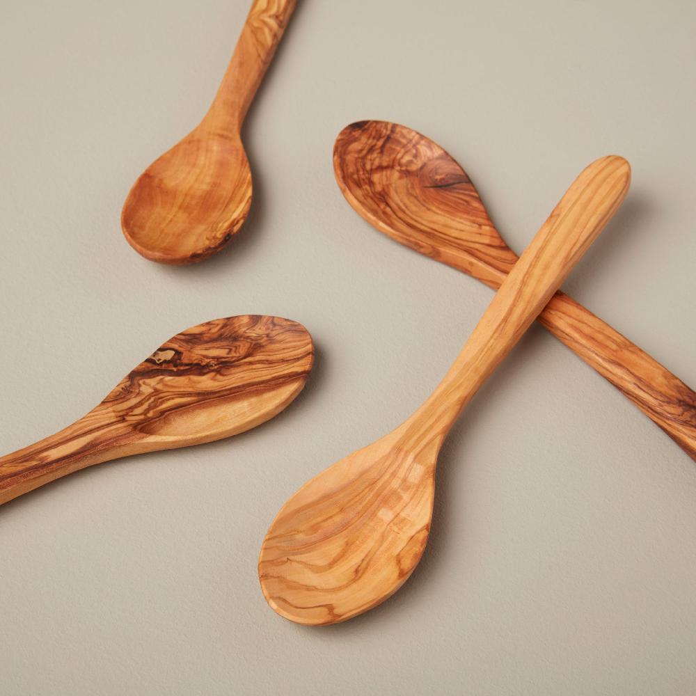 be home Olive Wood Spoons Large Set of 4