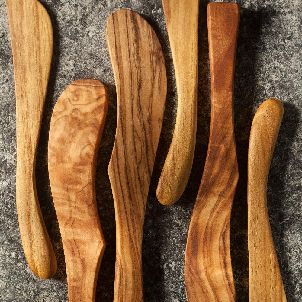 Be Home Olive Wood Spreaders Set Of 4
