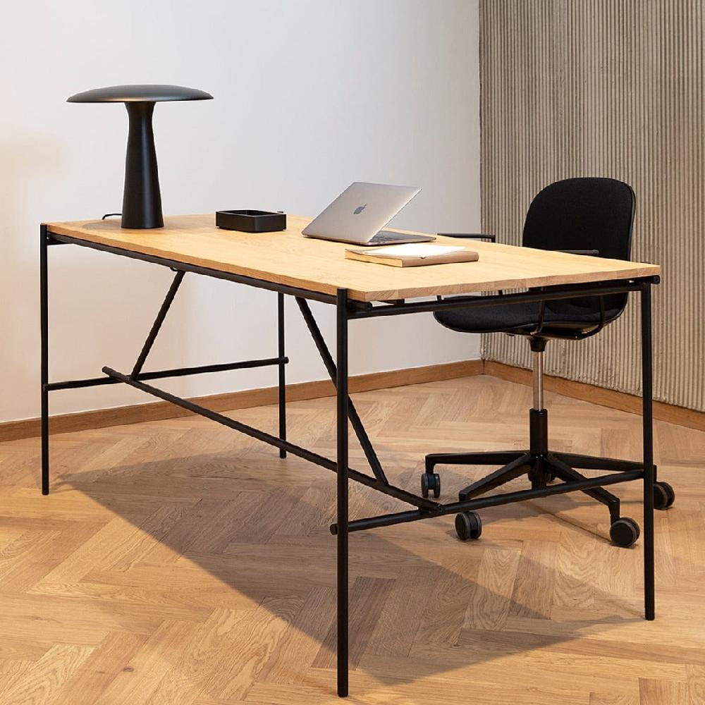 Be Home Oscar Solid Oak Desk 55.5"