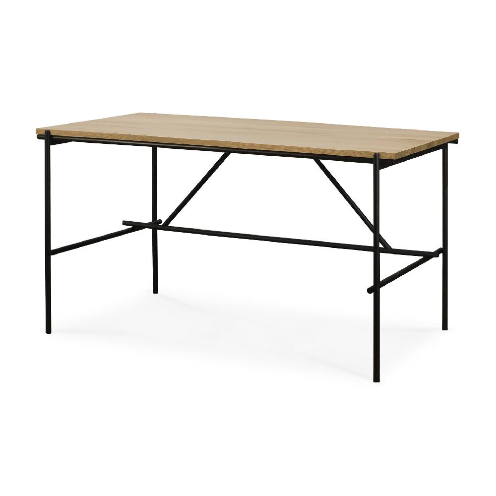 Be Home Oscar Solid Oak Desk 55.5"