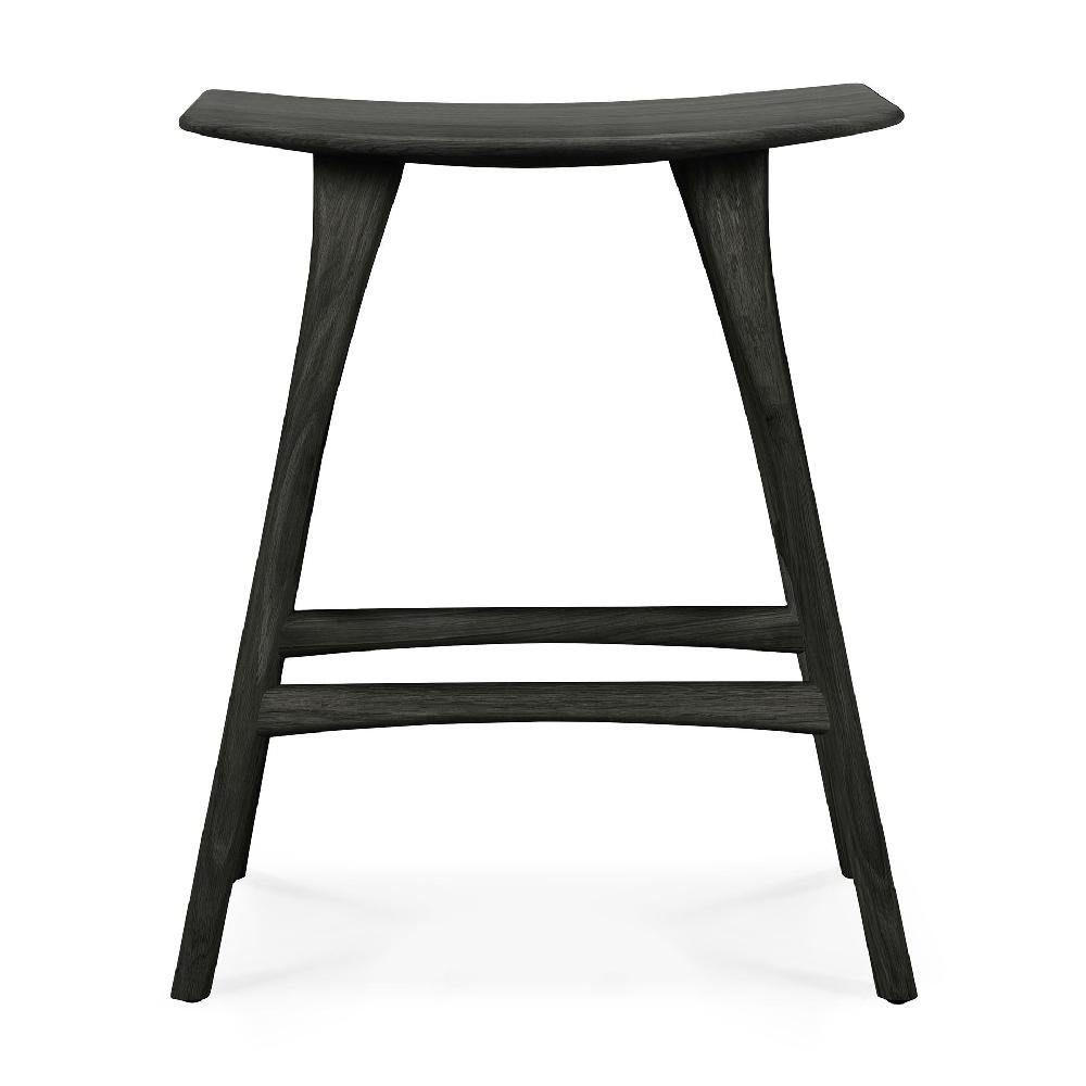 Be Home Osso Counter Stool Varnished Oak Black