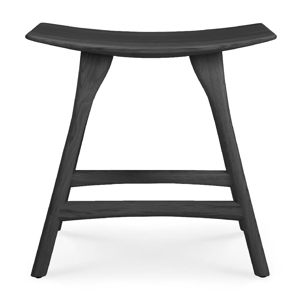 Be Home Osso Stool Varnished Oak Black