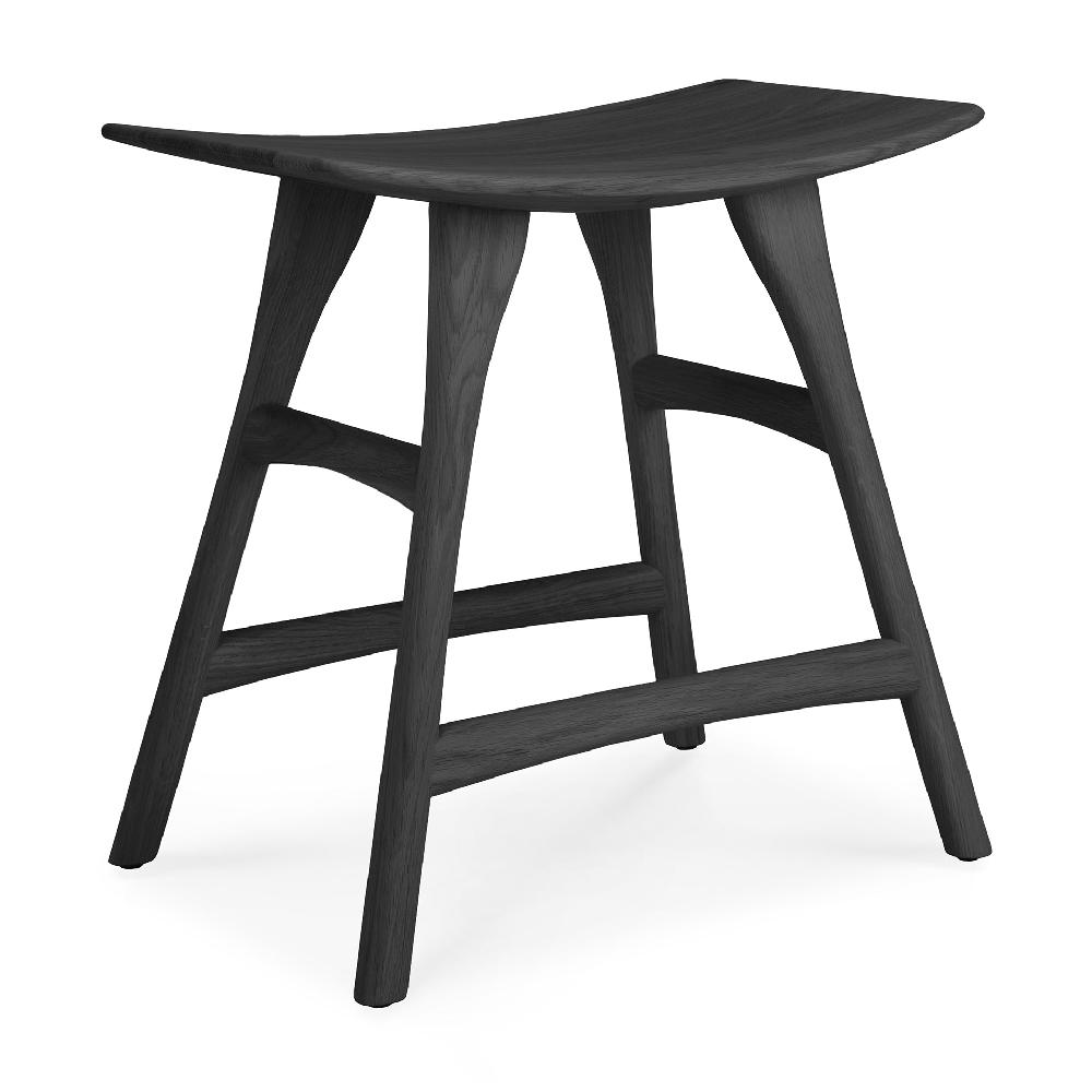 Be Home Osso Stool Varnished Oak Black