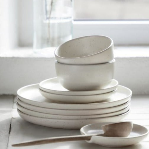 Be Home Pacifica Dinner Plate Vanilla Set Of 6