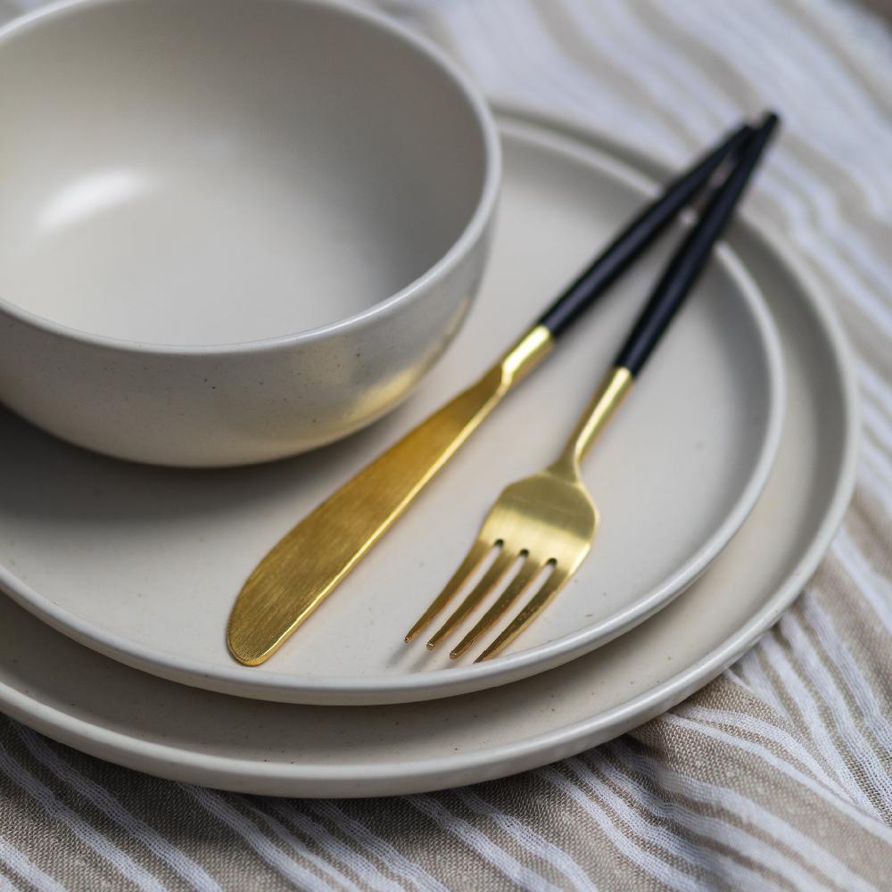 Be Home Pacifica Dinner Plate Vanilla Set Of 6