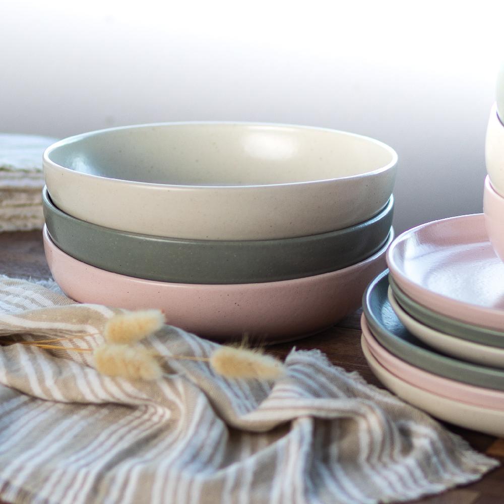 Be Home Pacifica Pasta Bowl Vanilla Set Of 6