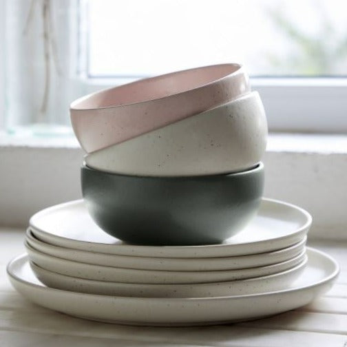 Be Home Pacifica Side Plate Vanilla Set Of 4