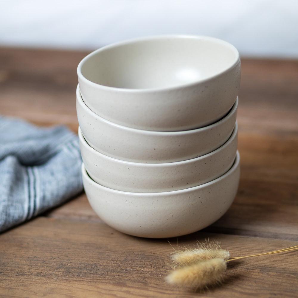 be home Pacifica Soup/Cereal Bowl Vanilla Set of 6