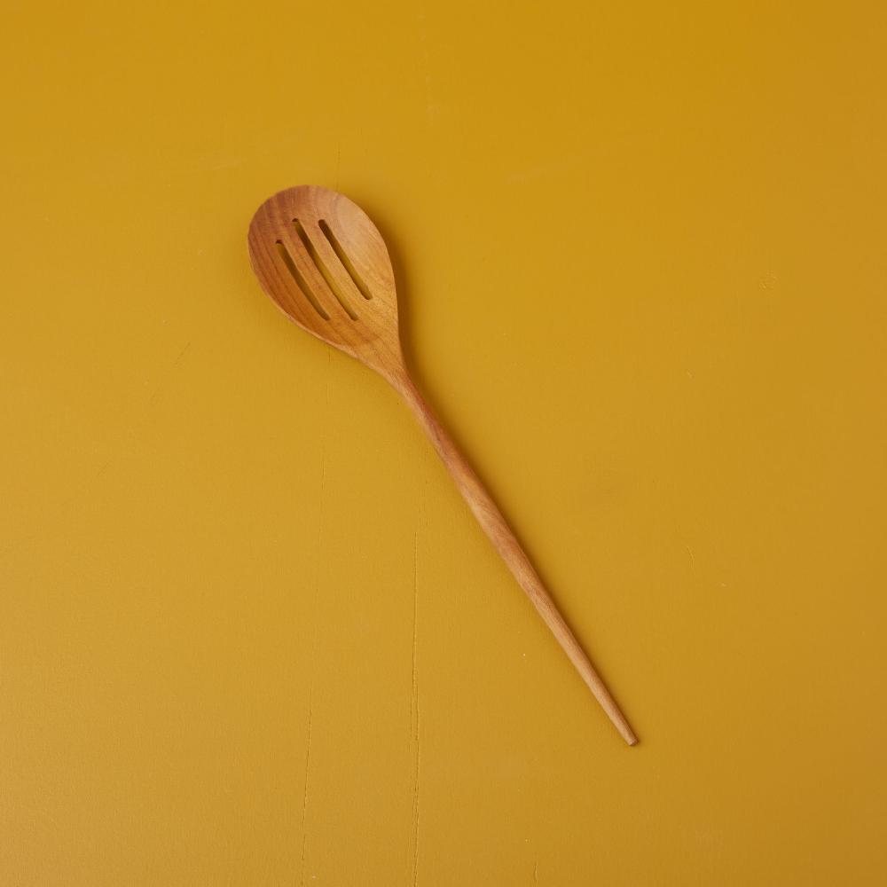 be home Padma Teak Slotted Spoon
