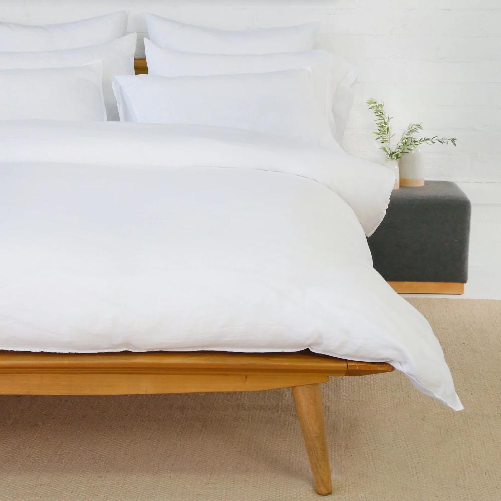 Be Home Parker Linen Euro Sham White