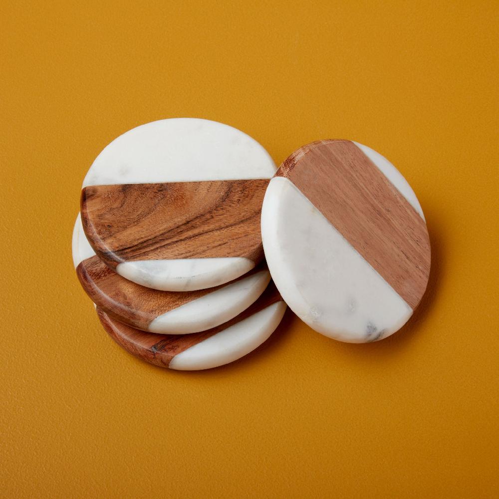 be home Pavia Round Coasters Set of 4