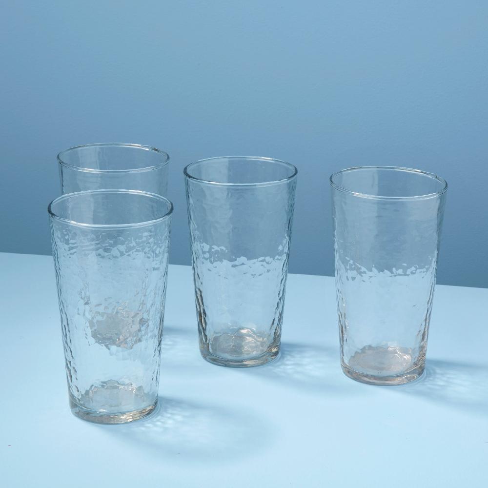 Be Home Pebble Glass Tumbler Tall Set Of 4