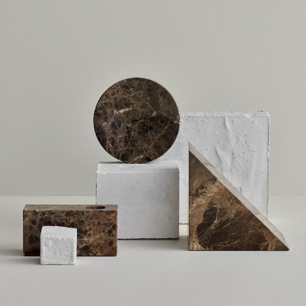 Be Home Pesa Marble Bookends Set Of 2 Brown