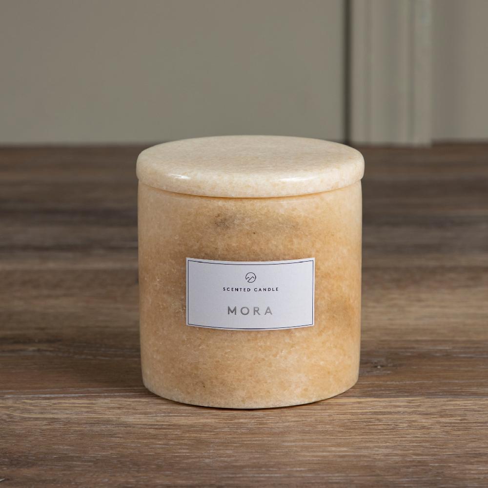 be home Pesa Marble Candle Mora