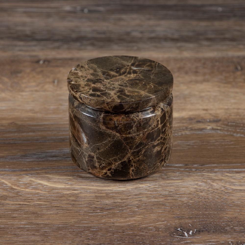 be home Pesa Marble Storage Box Brown
