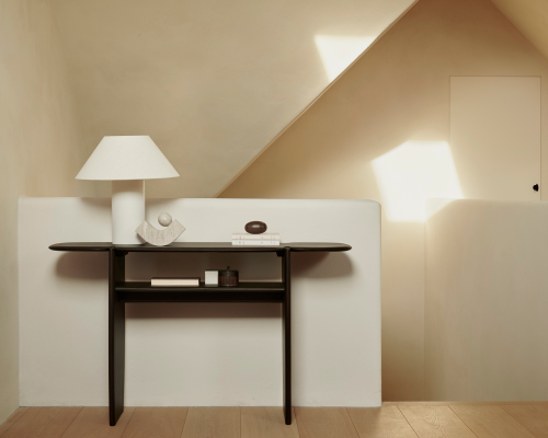 Be Home Pi Console Varnished Mahogany Dark Brown