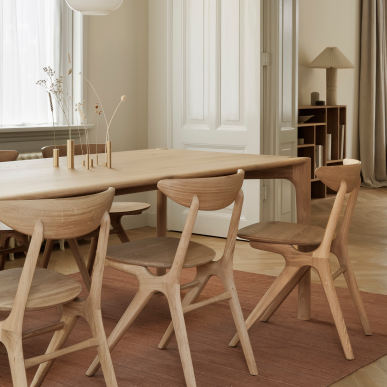 be home Pi Dining Table Oak Rectangular