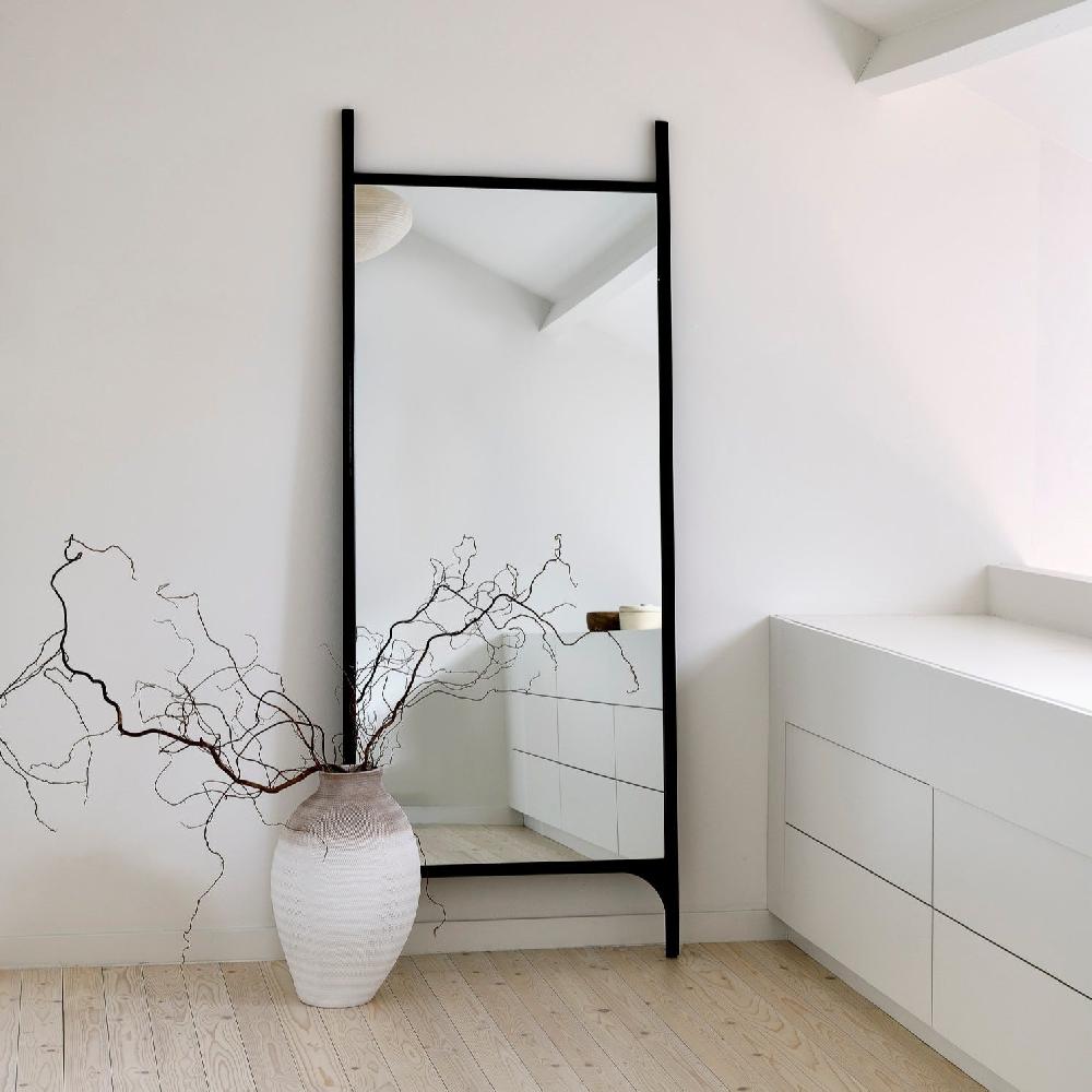 be home Pi Floor Mirror Dark Brown