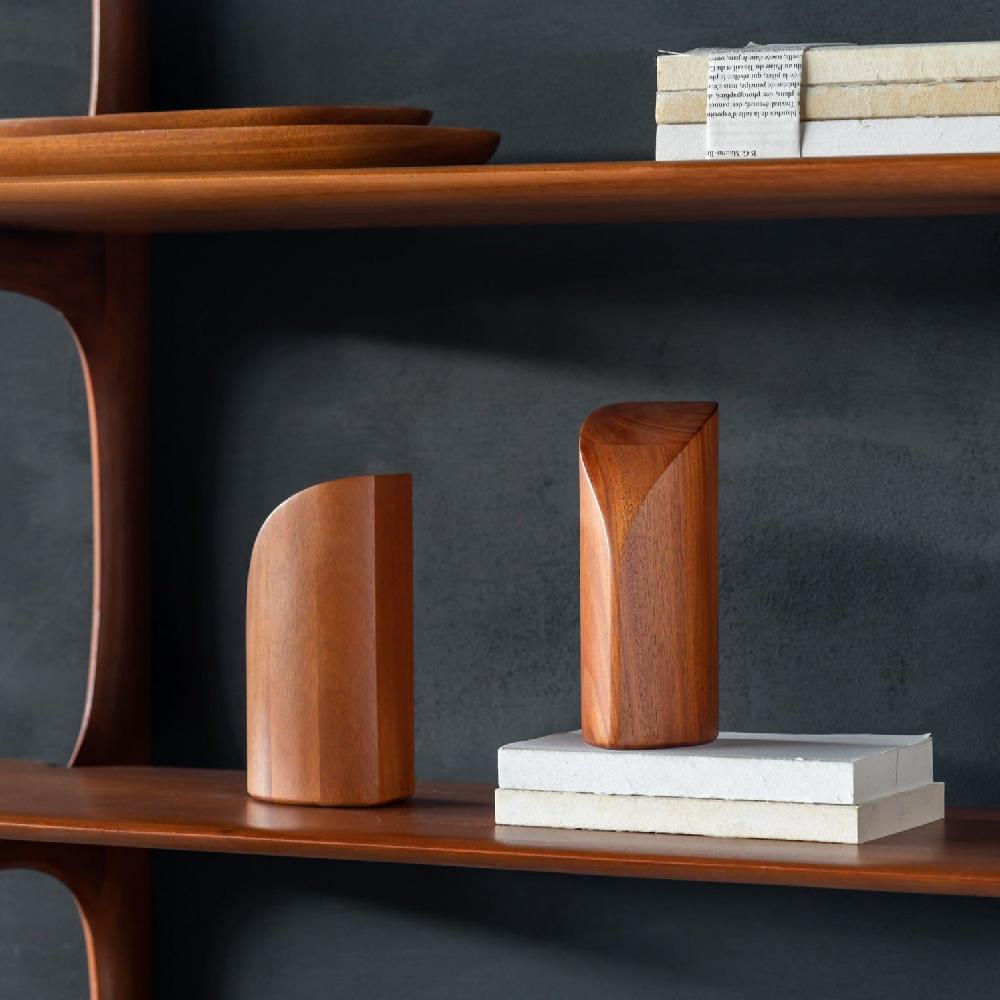 be home Pi Mahogany Bookends Set Of 2