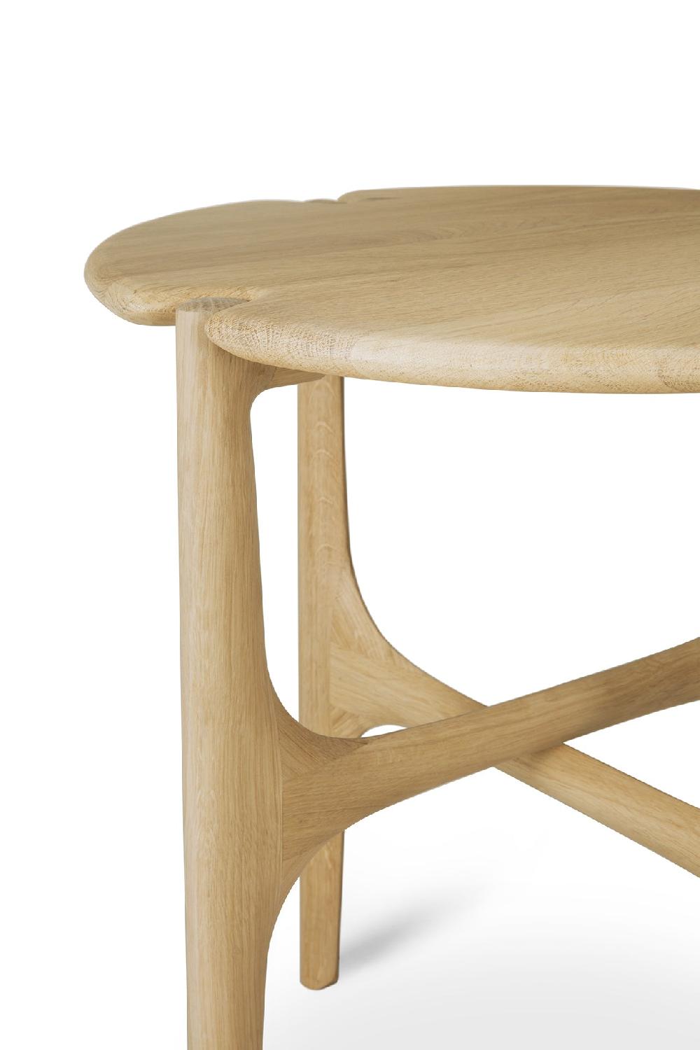 Be Home PI Side Table - Varnished Oak - Round