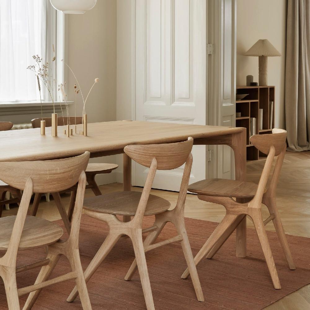 be home PI Solid Oak Dining table - oak - rectangular