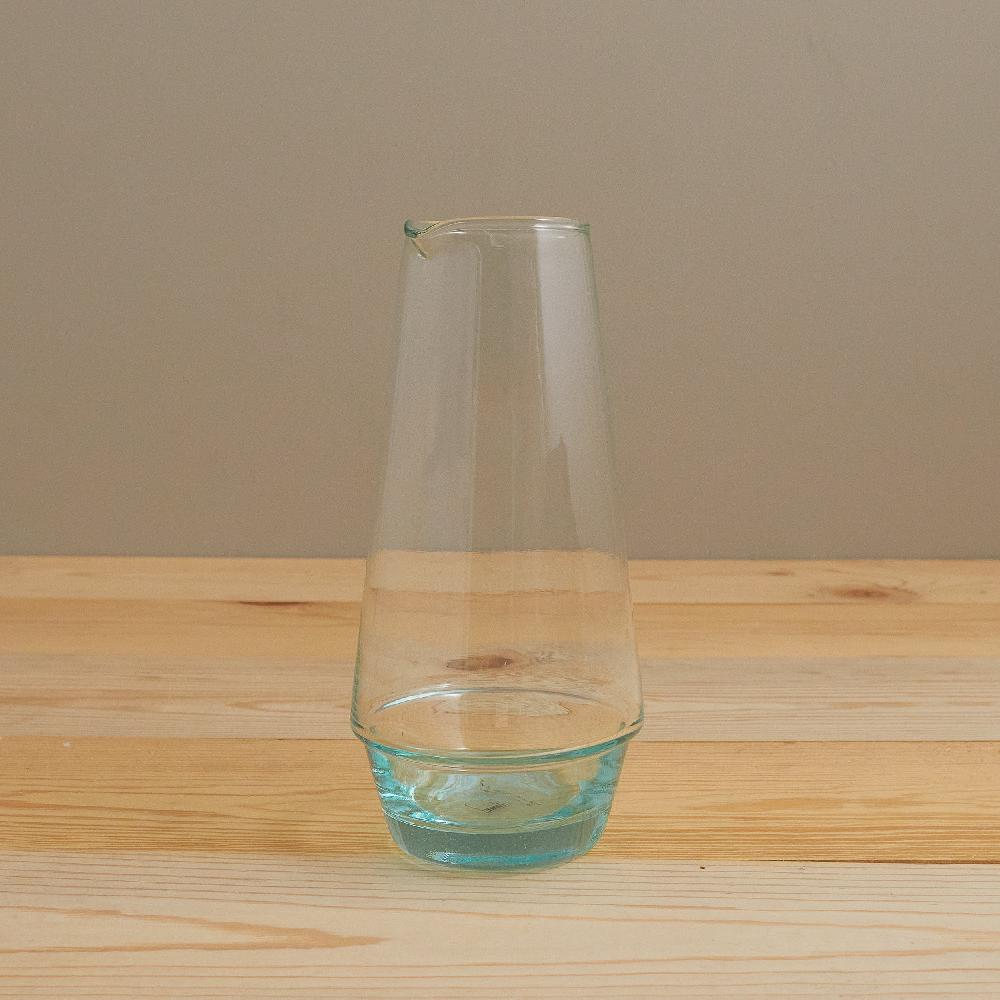be home Premium Recycled Glass Carafe