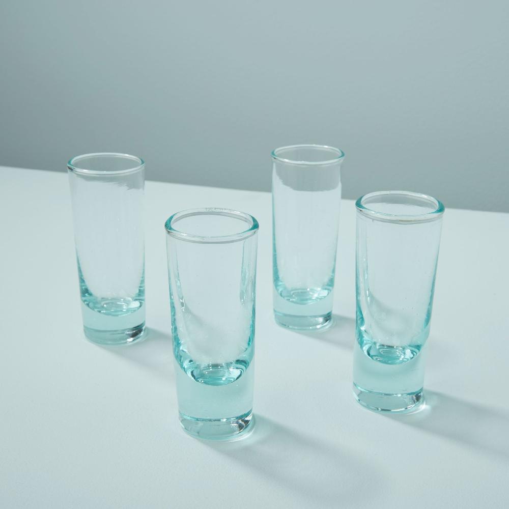 Be Home Premium Recycled Glass Shot Glass Set Of 4