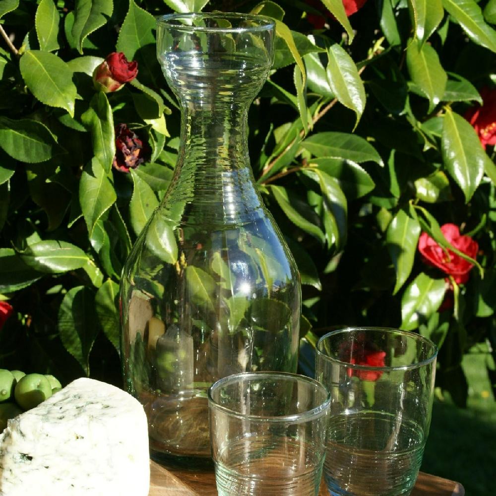 Be Home Premium Recycled Ripple Carafe
