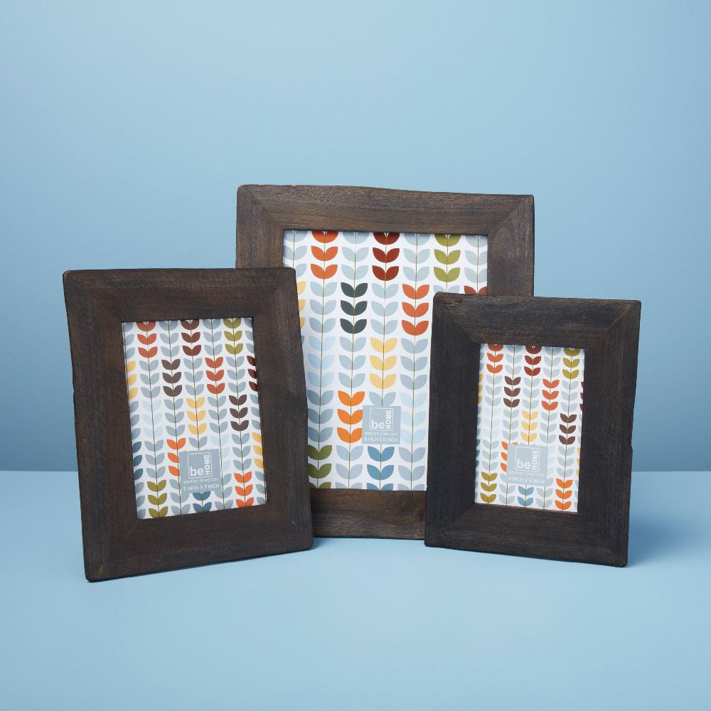 Be Home Reclaimed Wood Black Frame 5" X 7"