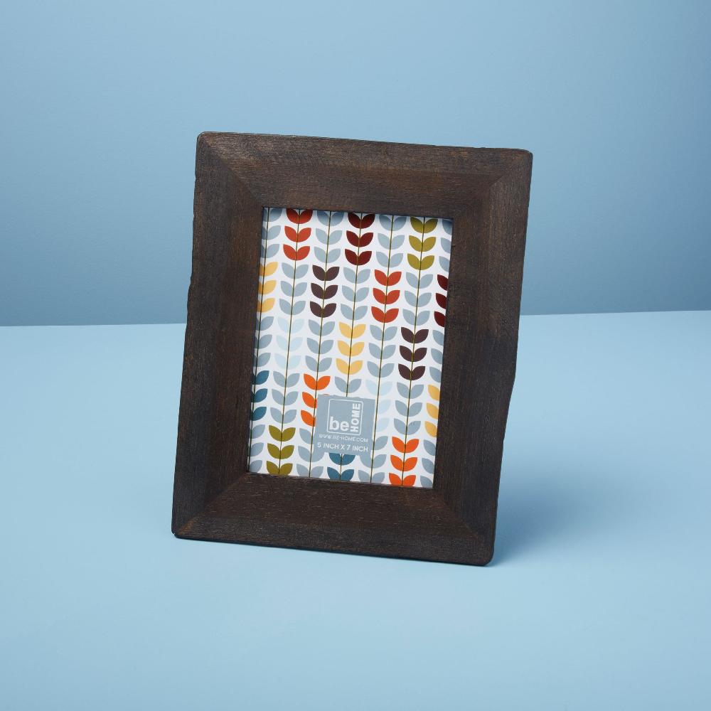 be home Reclaimed Wood Black Frame 5" x 7"