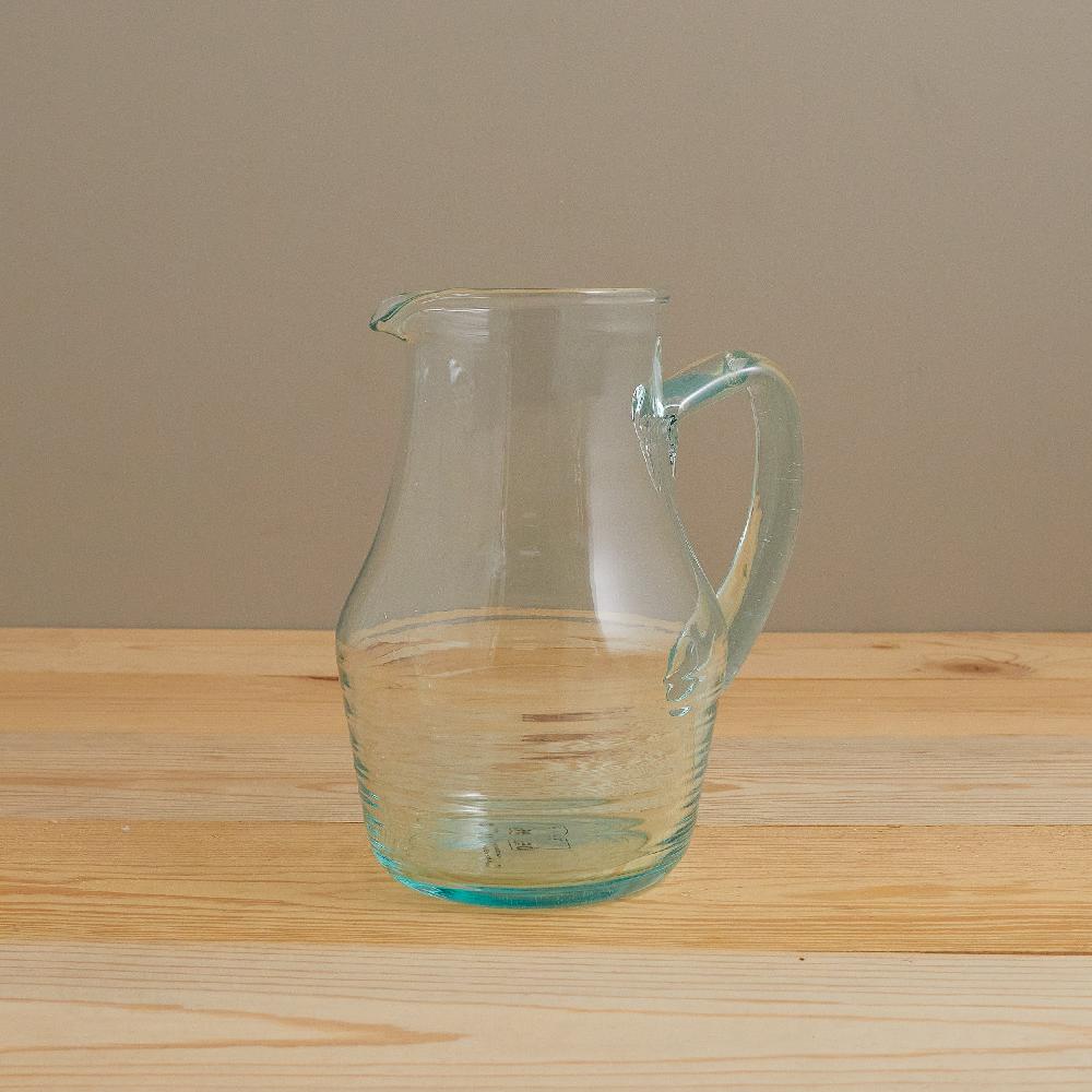 be home Recycled Glass Pitcher