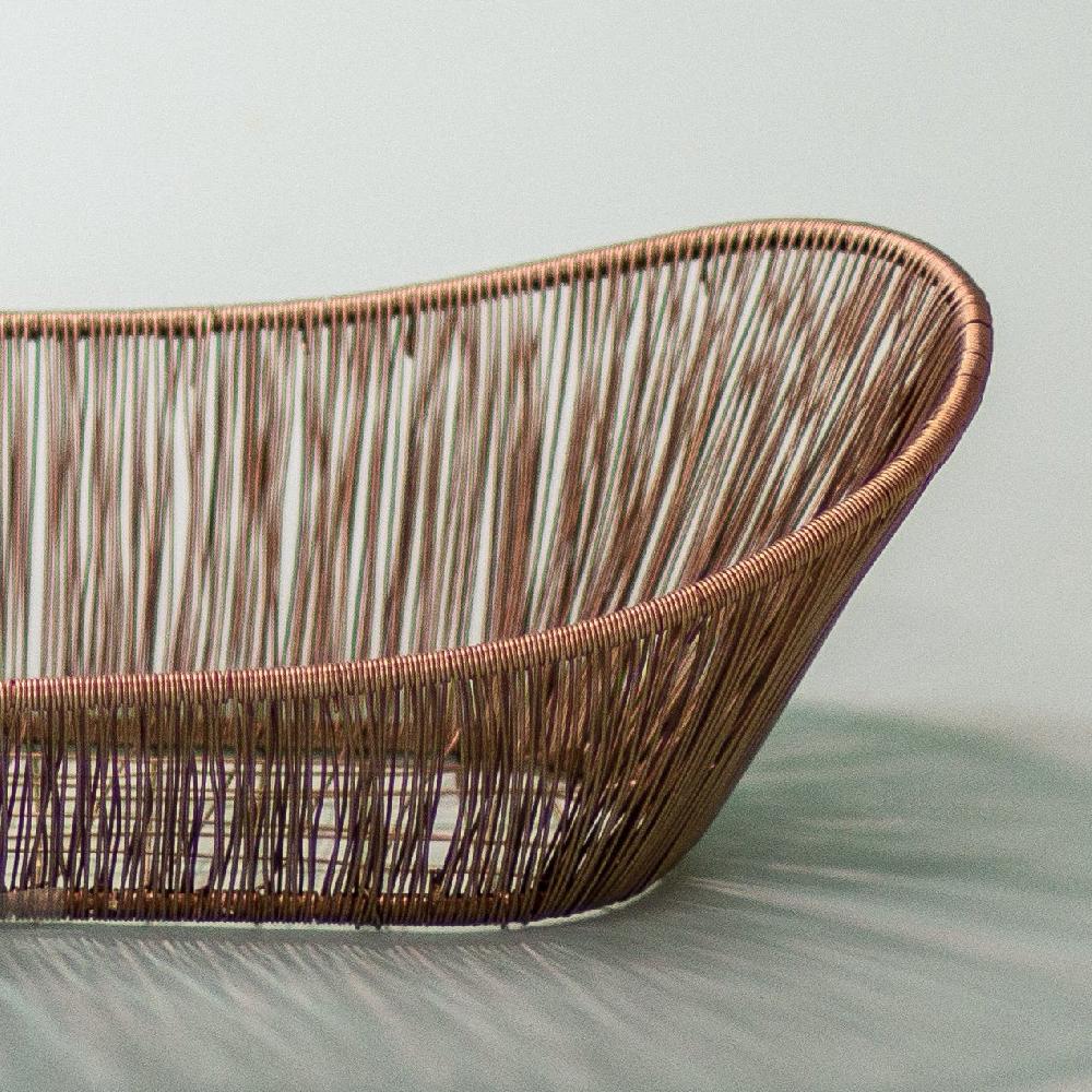 Be Home Rosé Rhythm Wire Oval Basket