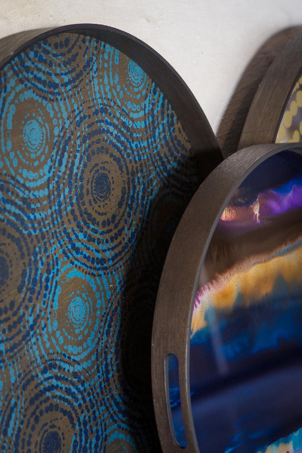 Be Home Round Beads Seaside Tray Large