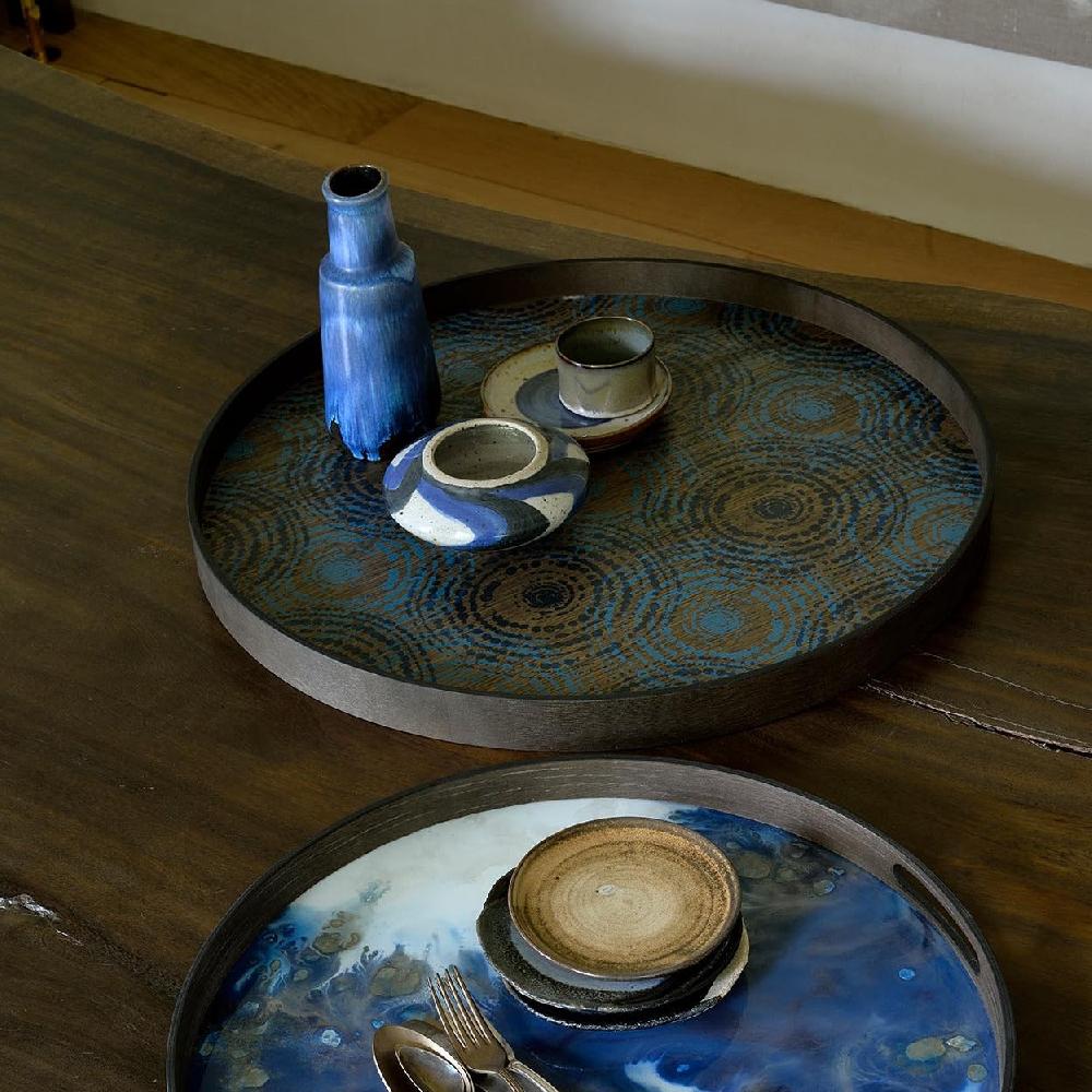 be home Round Beads Seaside Tray Large