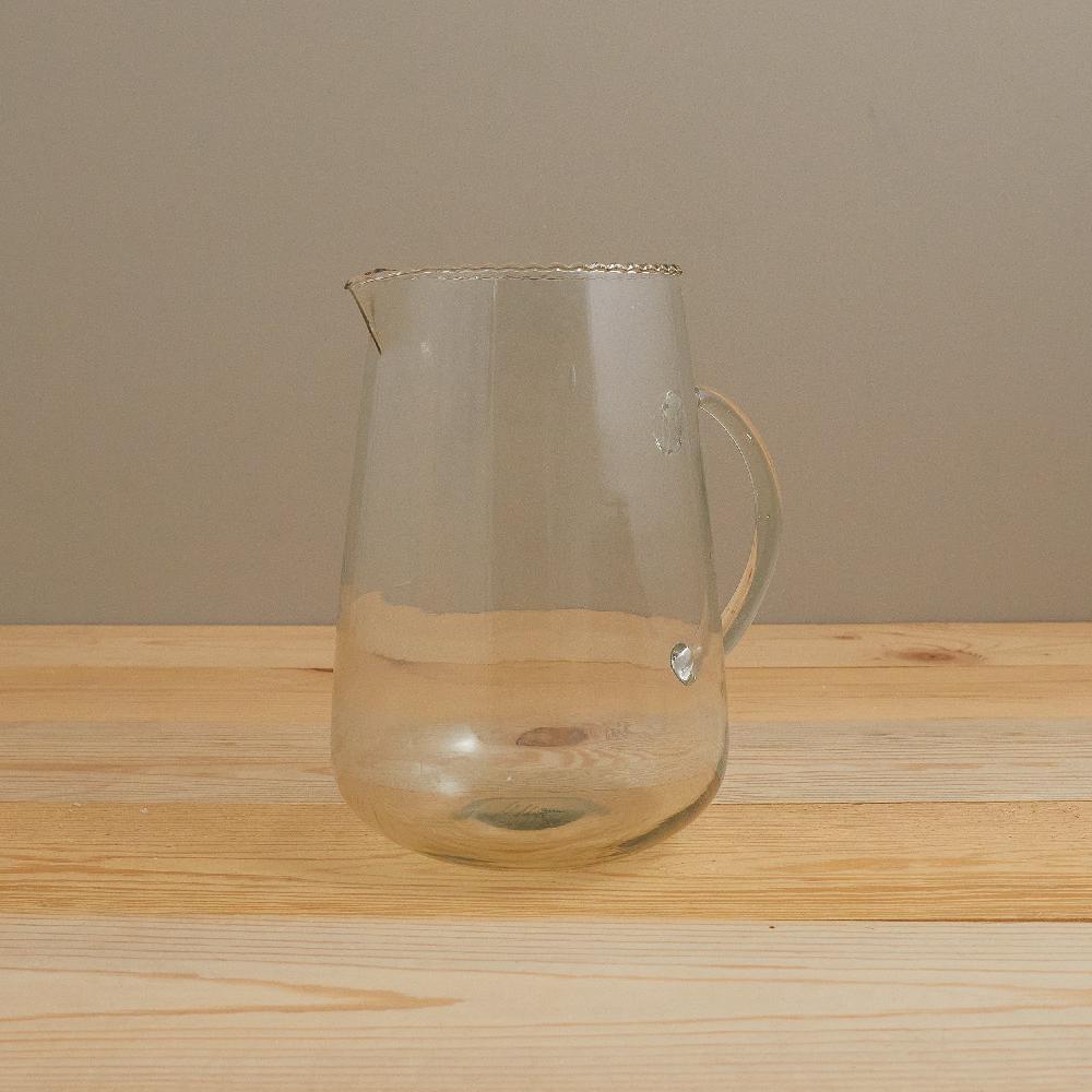 Be Home Ruffle Glass Pitcher