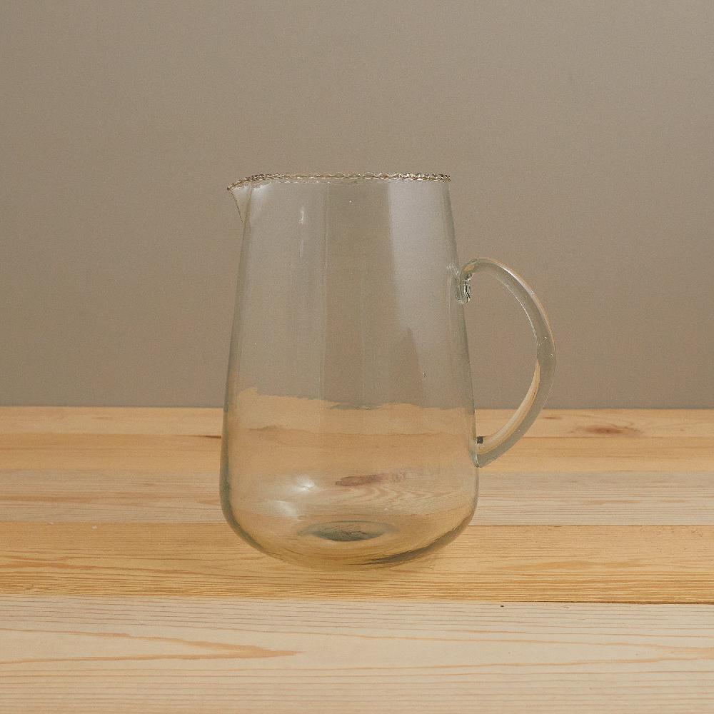 be home Ruffle Glass Pitcher