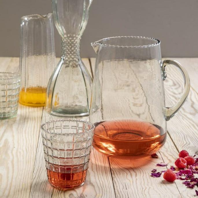 Be Home Ruffle Glass Pitcher