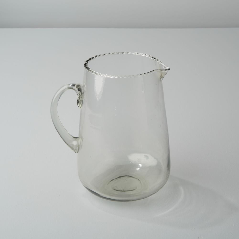 Be Home Ruffle Glass Pitcher