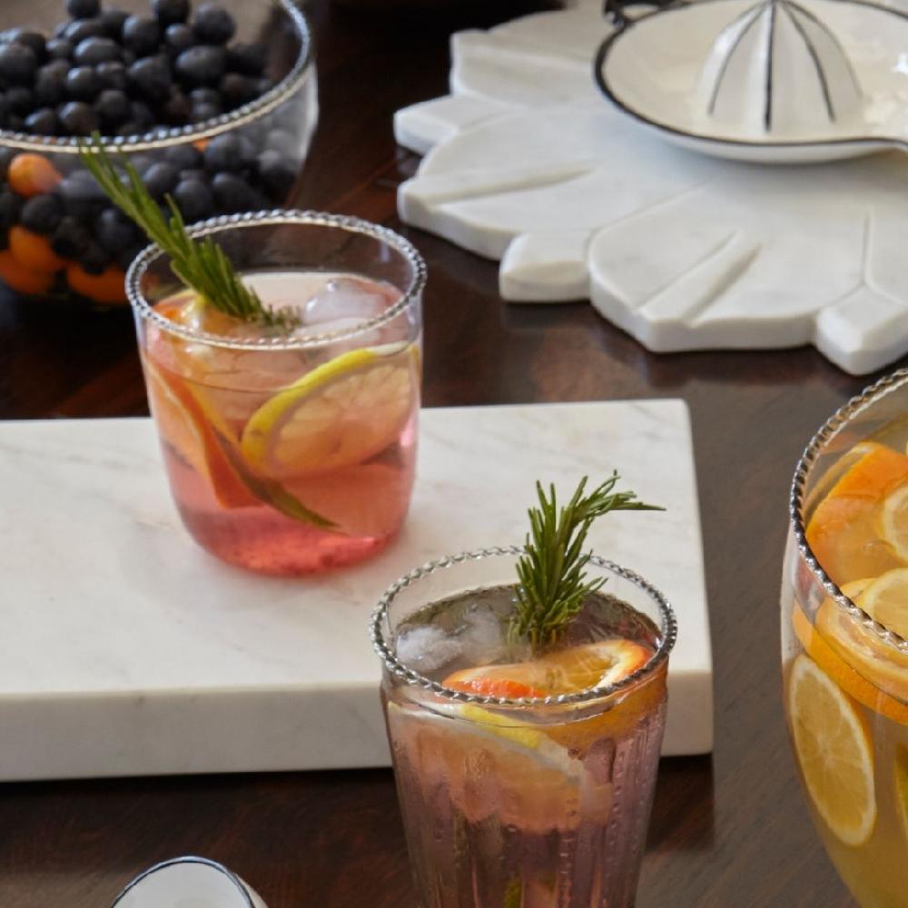 Be Home Ruffle Rocks Glass Set Of 4